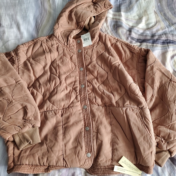 Blank NYC Jackets & Blazers - NWT Blank NYC Quilted Hooded Bomber Jacket